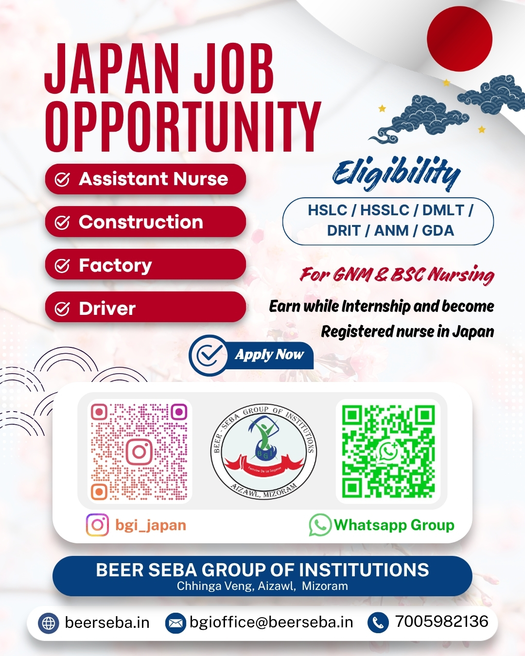 Japan Job opportunity